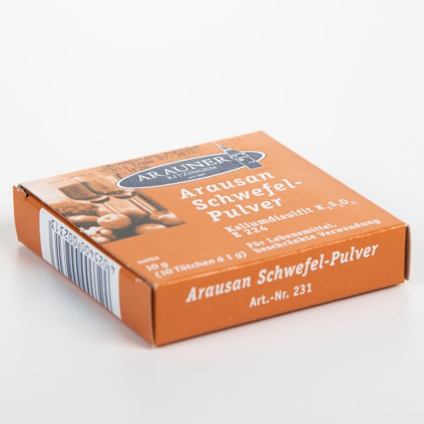 Kaliumdisulfit 10 x 1 g Schwefel-Pulver - 3